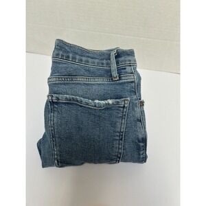 Agolde Nico High Rise Slim Distressed Denim Jeans Size 23 Button Fly